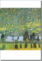 GC  Gustav Klimt; The forest slope in Unterach