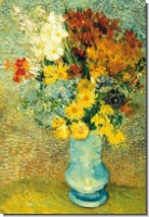 DK van Gogh; Vase mit Margueriten und Anemonen