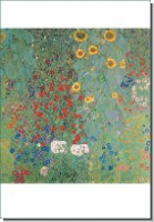 DK Gustav Klimt; Bauerngarten mit Sonnenblumen