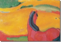 GC Franz Marc: Horse in Landscape (1910)