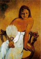 PK Gauguin - Junges M?dchen mit F?cher