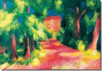 GC August Macke: Red House in the Park (1914)