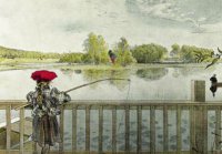 PK Carl Larsson: Lisbeth angelt