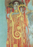 DK Gustav Klimt; Hygieia. Detail aus der Medizin