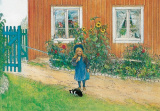 DK Carl Larsson; Brita, eine Katze und ein Butterbrot