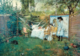 DK William Merritt Chase; Frühstück im Freien