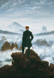 DK Caspar David Friedrich; Wanderer über dem Nebelmeer, um 1818