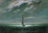 DK Caspar David Friedrich; Seestück bei Mondschein, um 1830/35