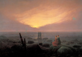 DK Caspar David Friedrich; Mondaufgang am Meer, 1821