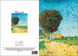 DK van Gogh: Allee bei Arles mit Häusern (1888)