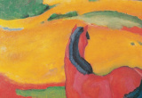DK Franz Marc: Pferd in der Landschaft (1910)