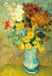 GC Van Gogh; Vase with daisies and anemones