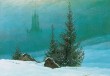 GC Caspar David Friedrich; Winter landscape with church 1811